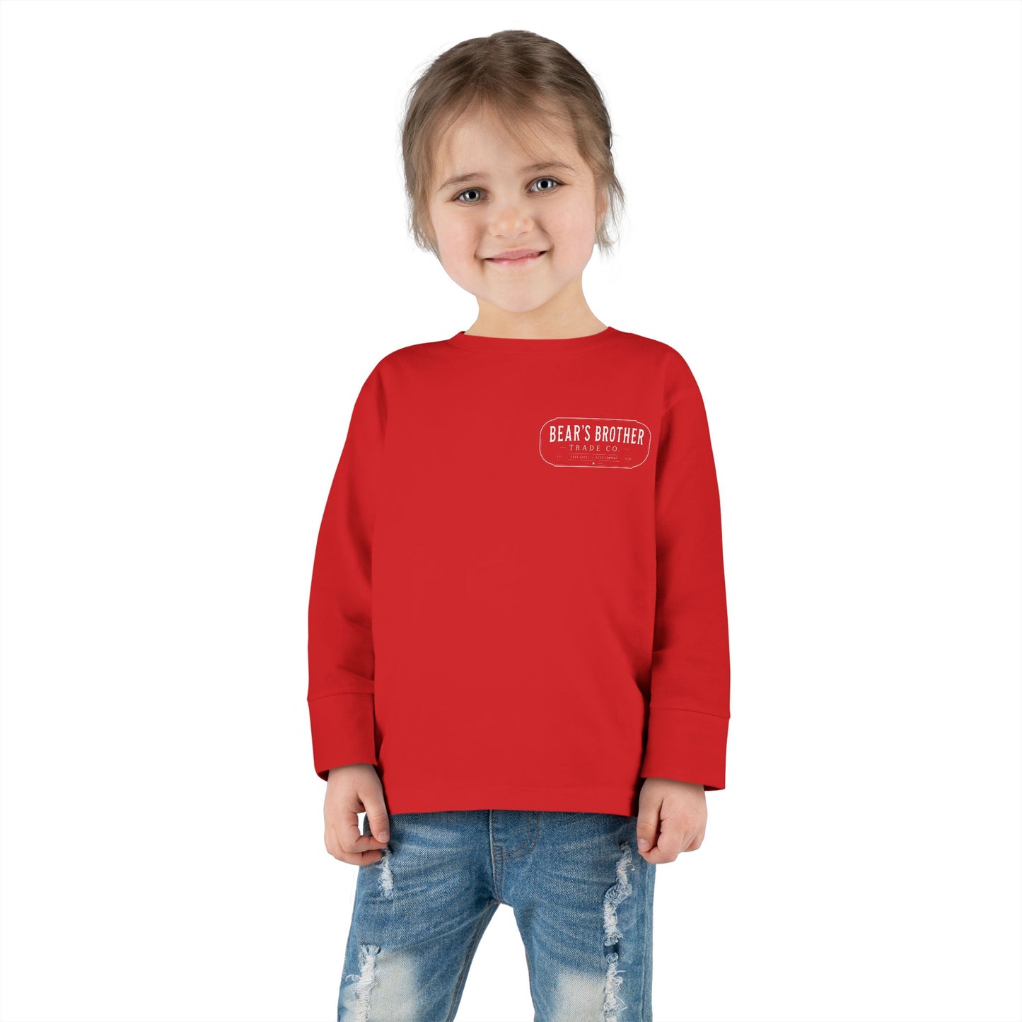 Toddler Long Sleeve Tee — Bear's Brother Logo