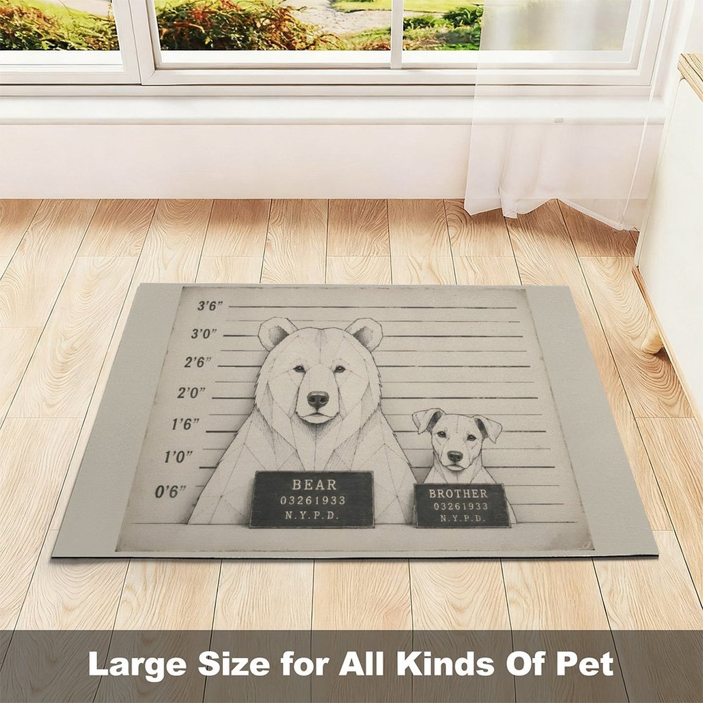 Pet Food Mat - Bear's Brother Mug shot