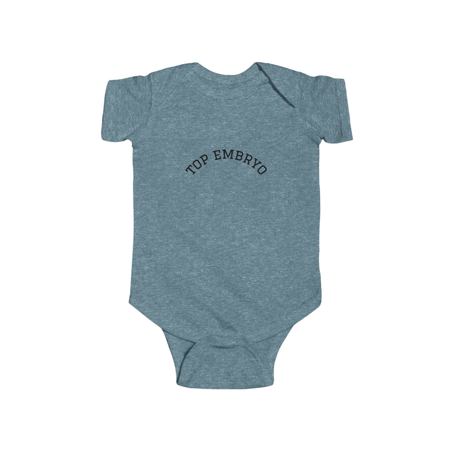 Infant Bodysuit — "Top Embryo" Minimal Baby Onesie
