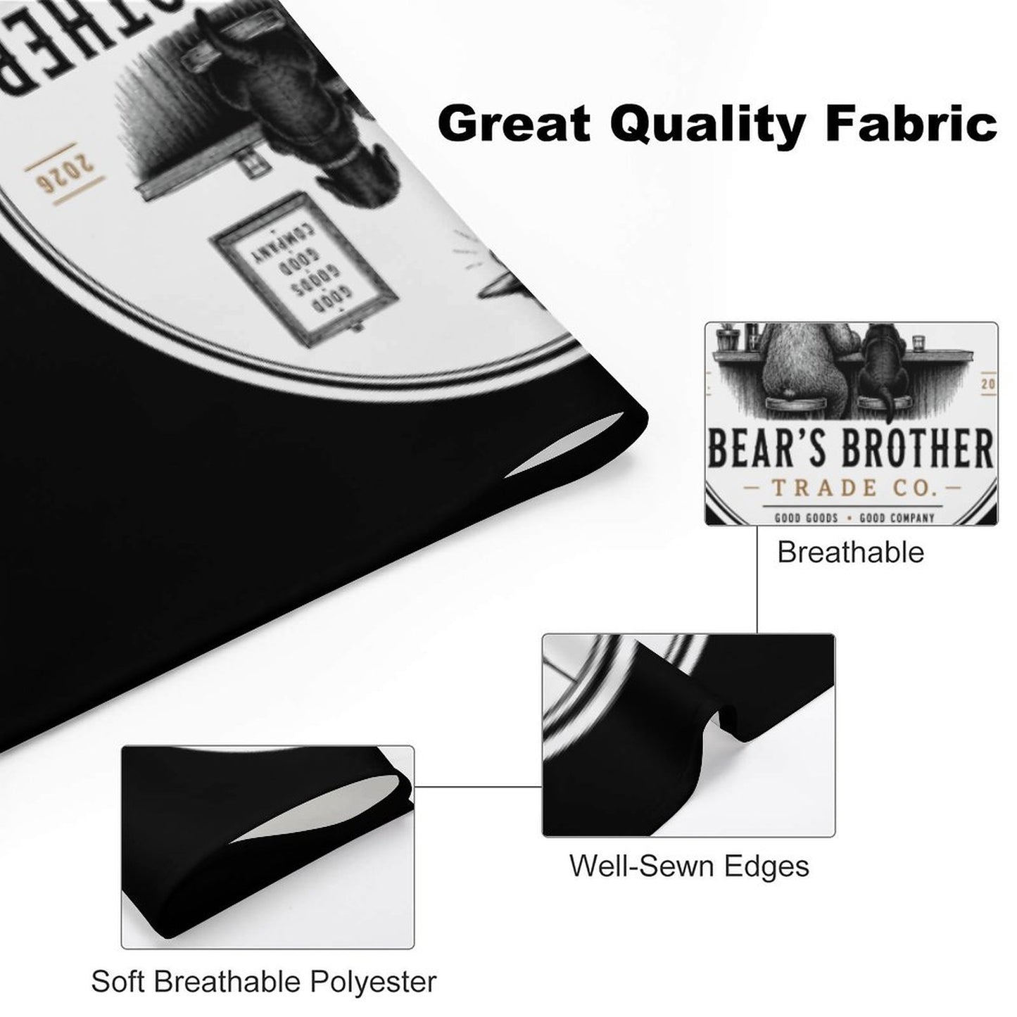 Dog Bandana, Black