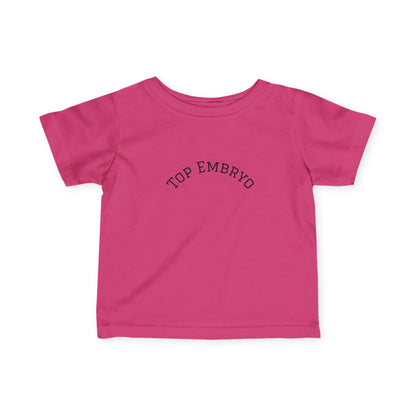 Infant Tee — "Top Embryo" Cute Minimalist Baby Shirt