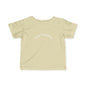 Infant Tee — Subtle 'Top Embryo' Minimalist Baby Shirt, White Font