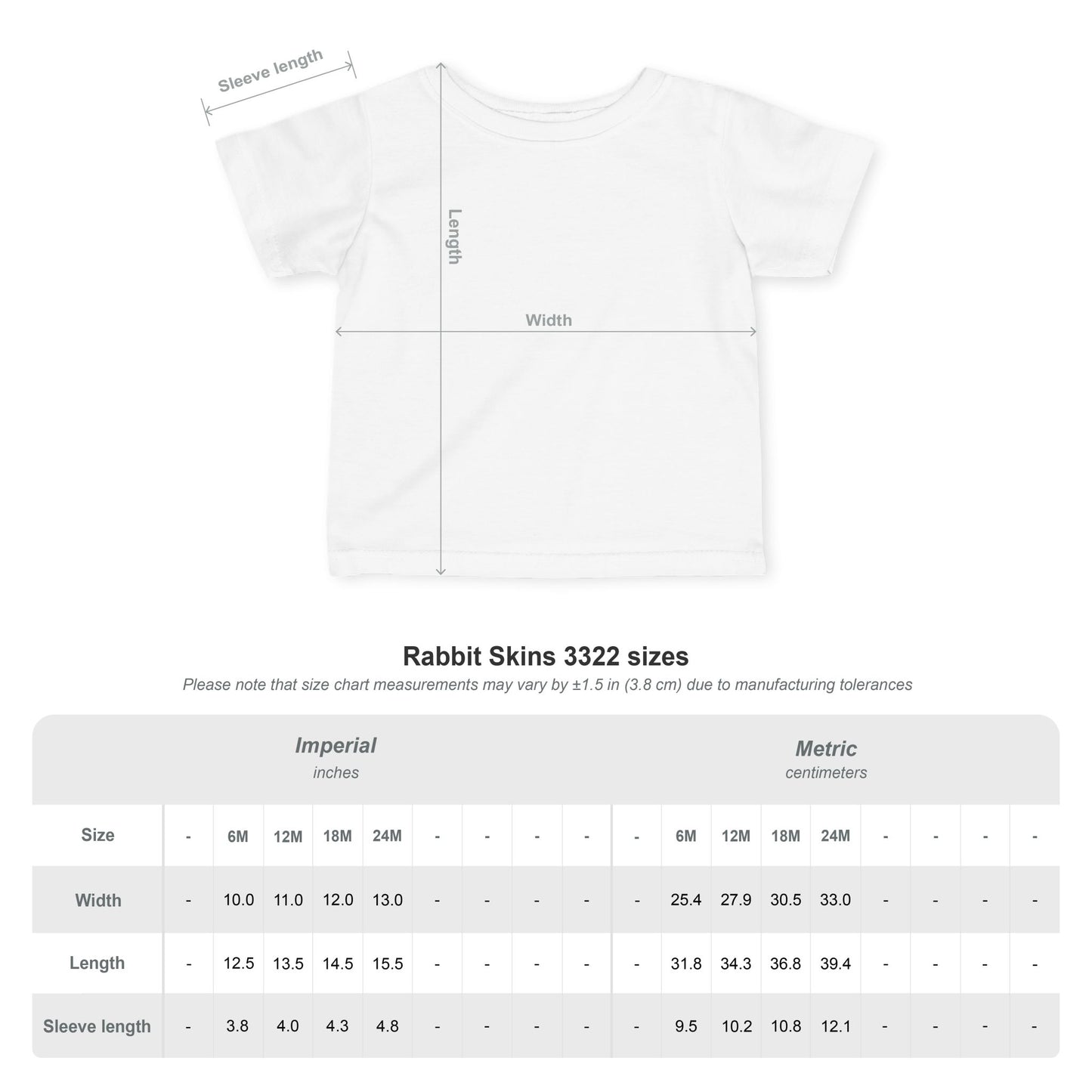 Infant Tee — Subtle 'Top Embryo' Minimalist Baby Shirt, White Font