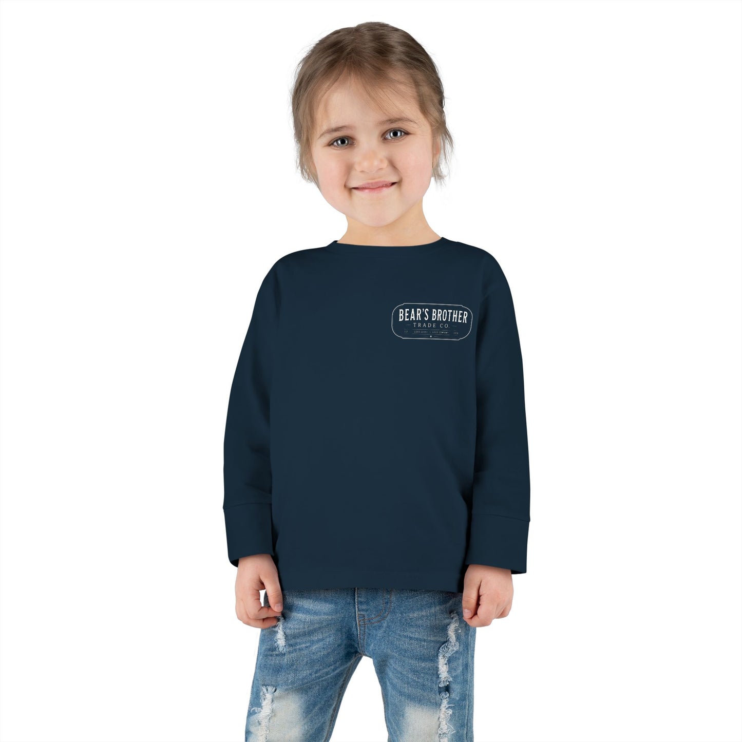 Toddler Long Sleeve Tee — Bear's Brother Logo