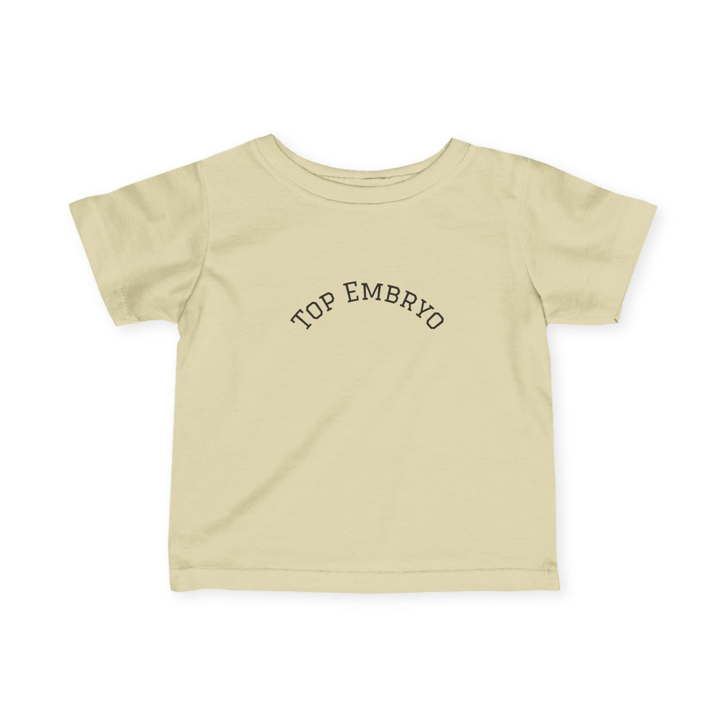 Infant Tee — "Top Embryo" Cute Minimalist Baby Shirt