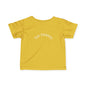 Infant Tee — Subtle 'Top Embryo' Minimalist Baby Shirt, White Font