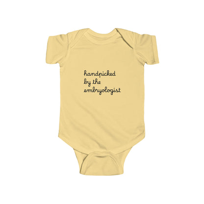 “Handpicked by the Embryologist” Infant Onesie