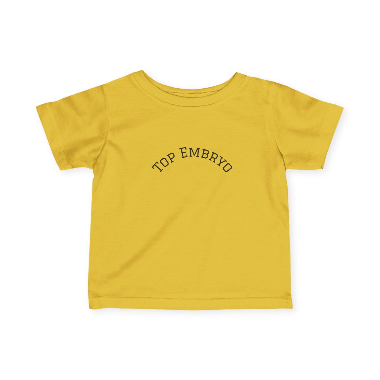 Infant Tee — "Top Embryo" Cute Minimalist Baby Shirt