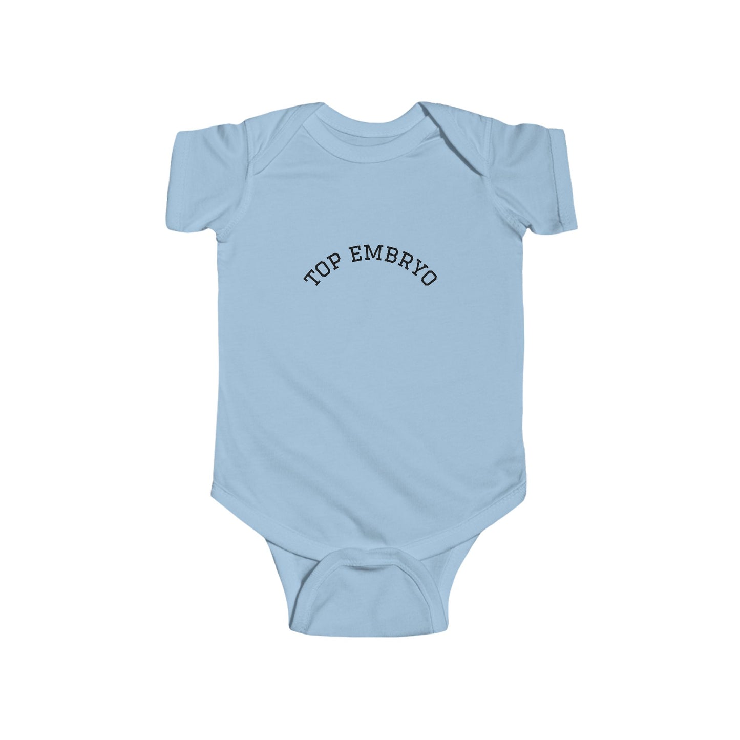 Infant Bodysuit — "Top Embryo" Minimal Baby Onesie