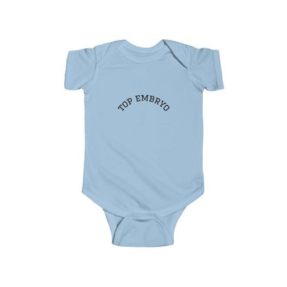 Infant Bodysuit — "Top Embryo" Minimal Baby Onesie