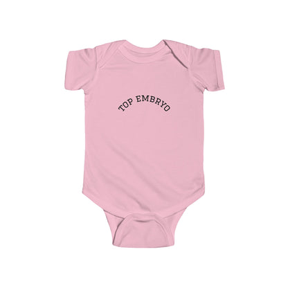 Infant Bodysuit — "Top Embryo" Minimal Baby Onesie