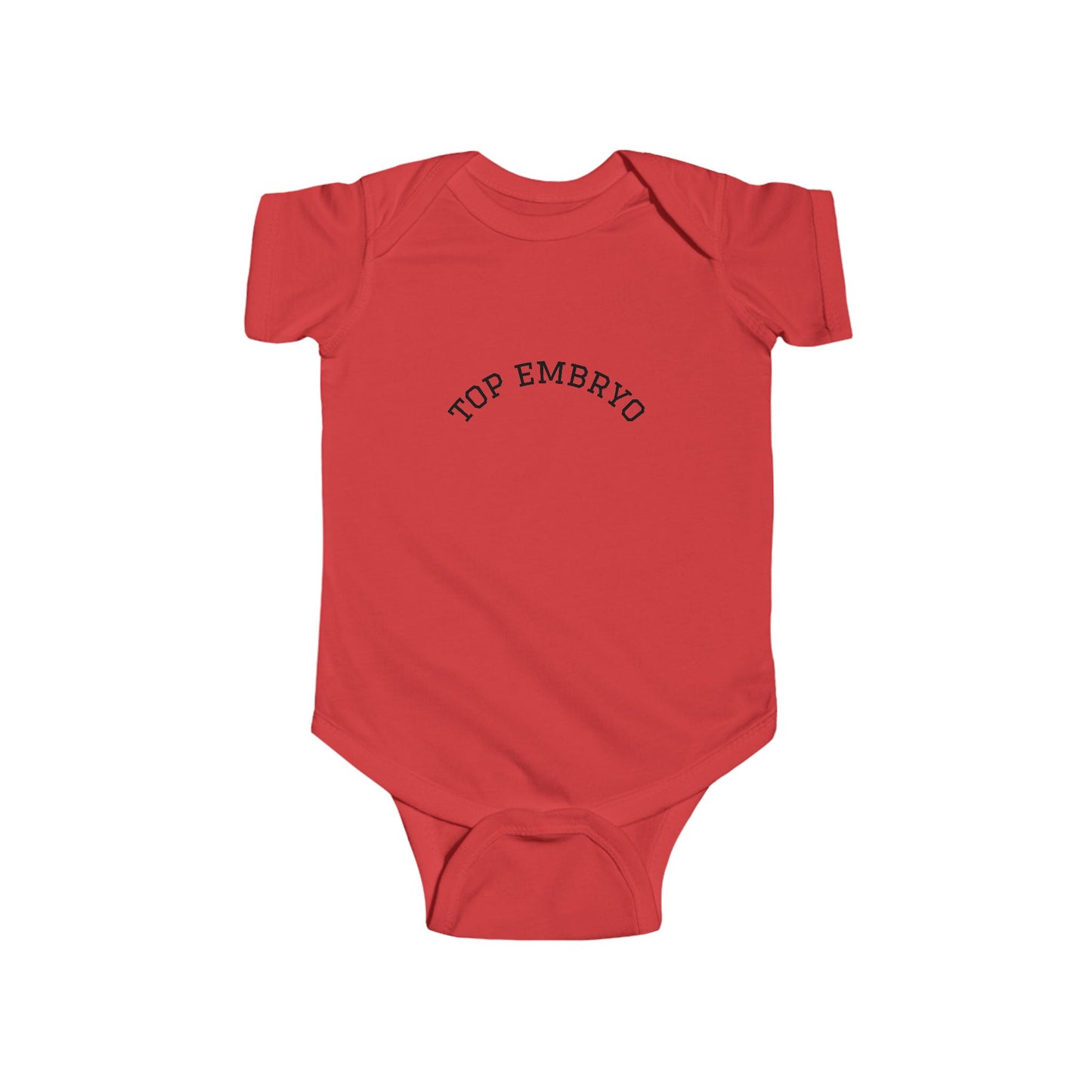 Infant Bodysuit — "Top Embryo" Minimal Baby Onesie