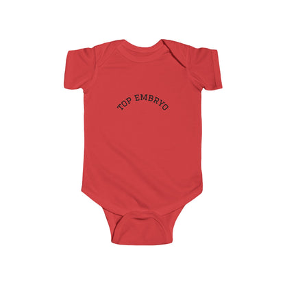 Infant Bodysuit — "Top Embryo" Minimal Baby Onesie