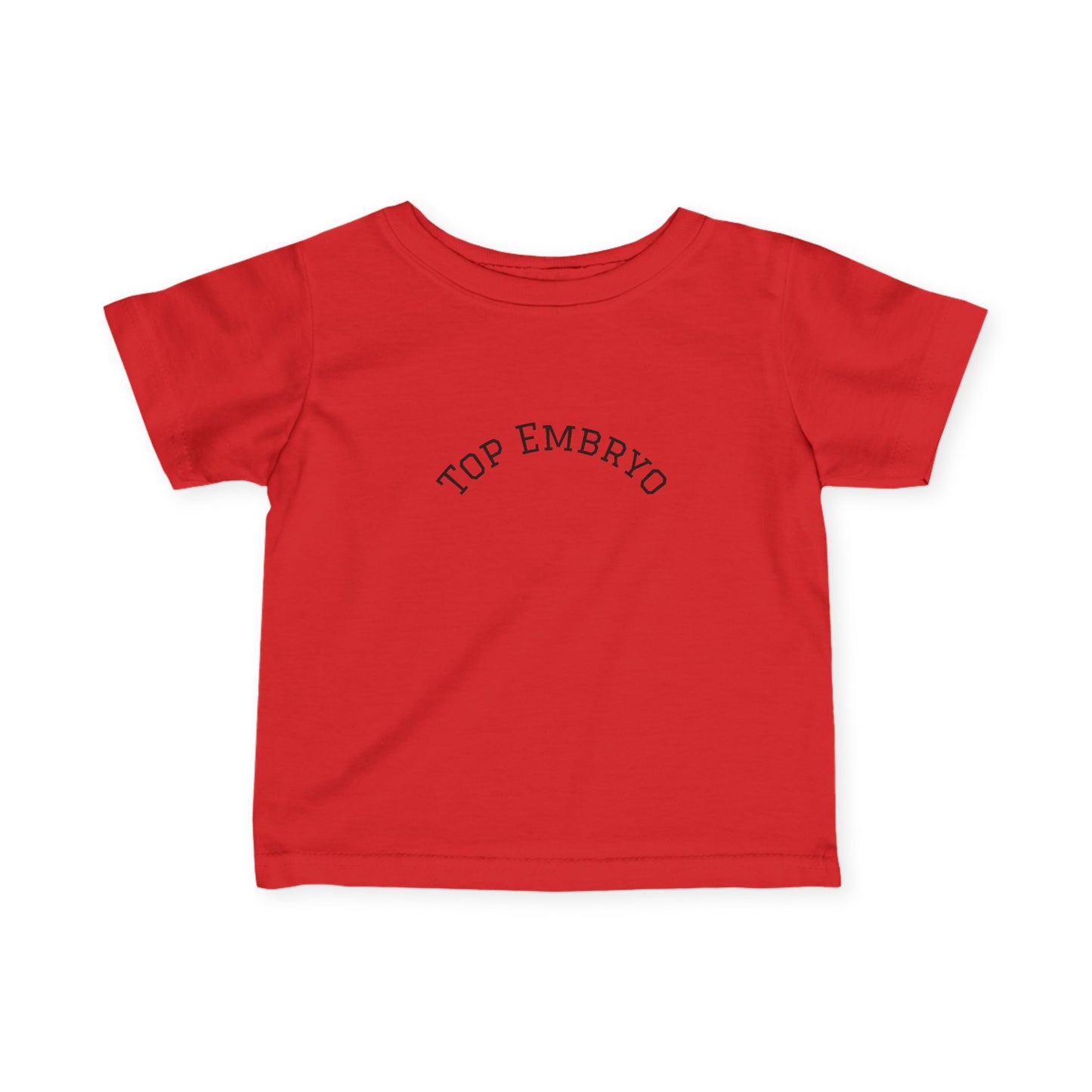 Infant Tee — "Top Embryo" Cute Minimalist Baby Shirt