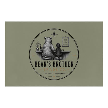 Pet Food Mat - Bear's Brother Logo