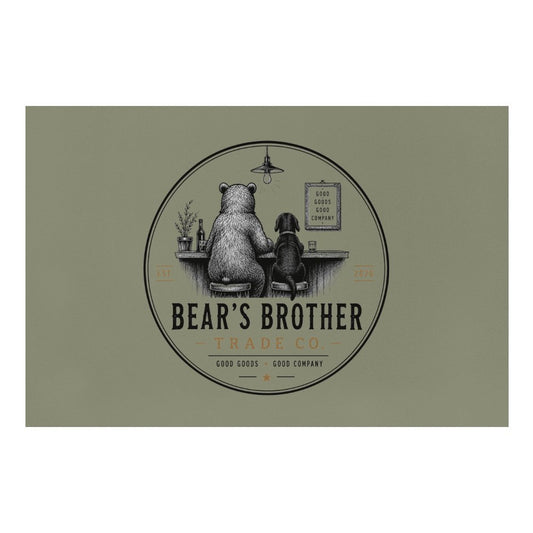Pet Food Mat - Bear's Brother Logo