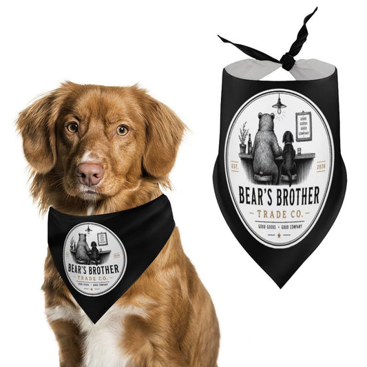 Dog Bandana, Black