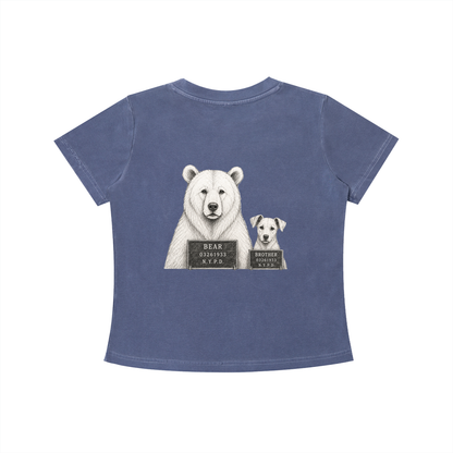 tshirt,shirt,womensshirt,bear,dog,pet,vintage