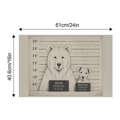 Pet Food Mat - Bear's Brother Mug shot