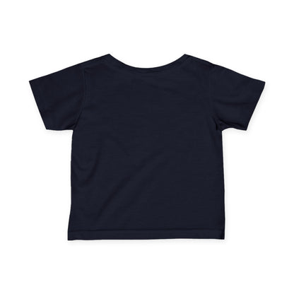 Infant Tee — Subtle 'Top Embryo' Minimalist Baby Shirt, White Font