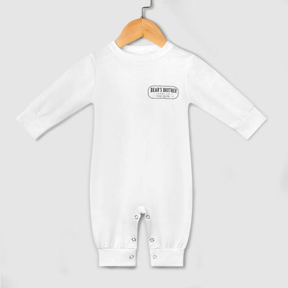 Long Baby Romper - Bear's Brother Logo