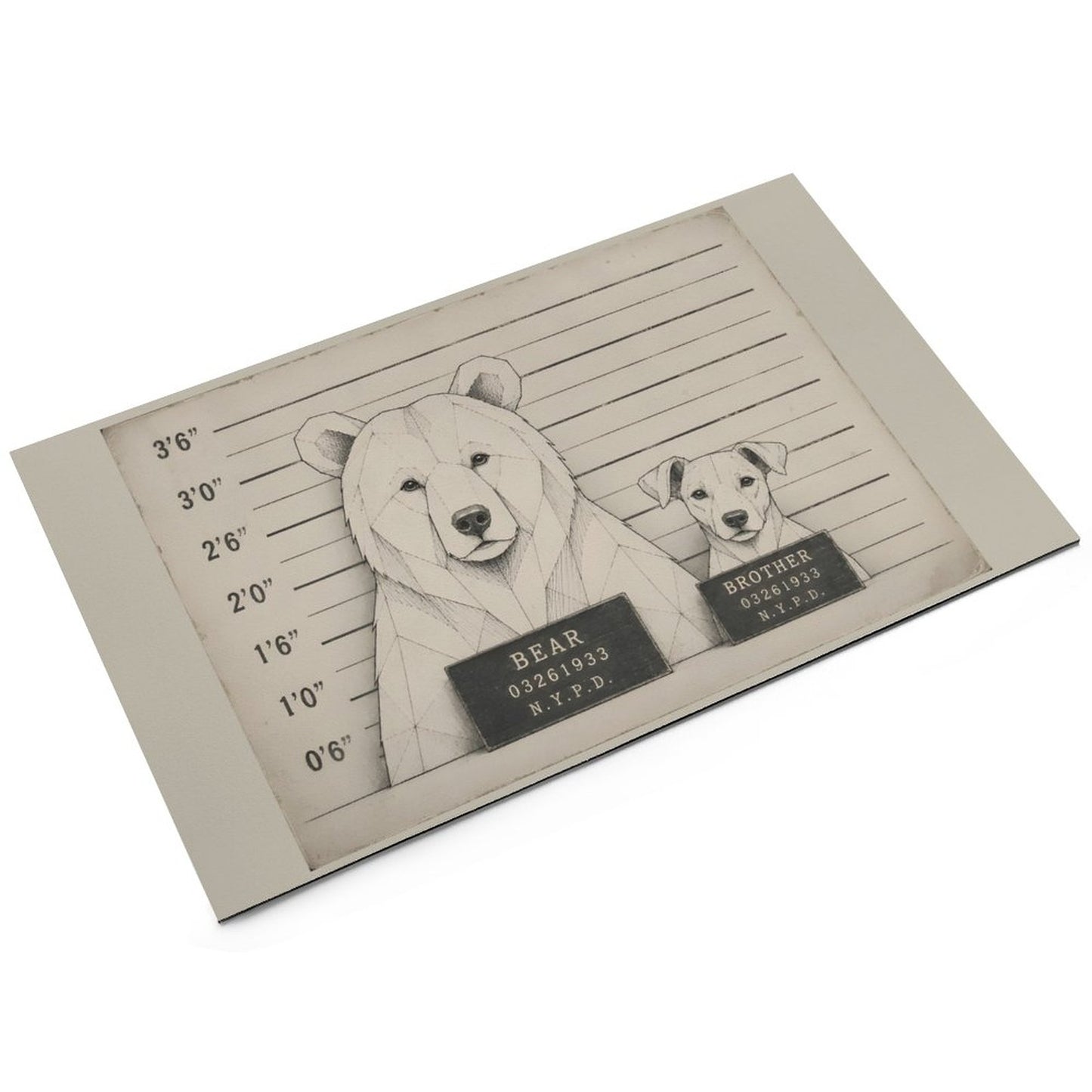 Pet Food Mat - Bear's Brother Mug shot