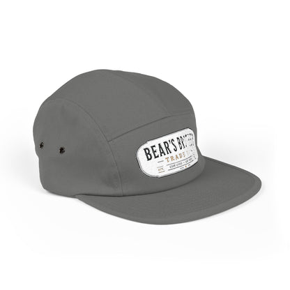 Embroidered Polar Bear & Pup 5-Panel Cap