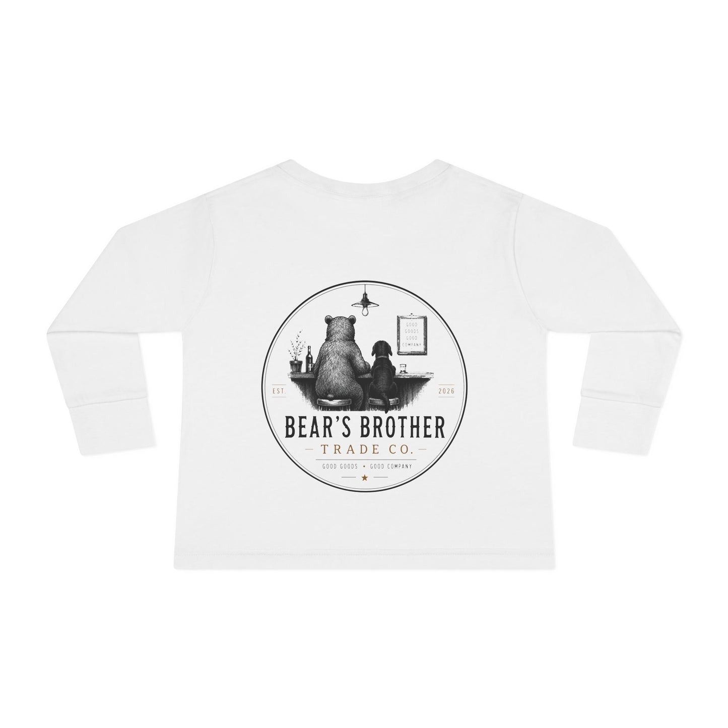 Toddler Long Sleeve Tee — Bear's Brother Graphic Tee