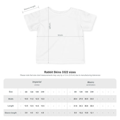 Infant Tee — Subtle 'Top Embryo' Minimalist Baby Shirt, White Font