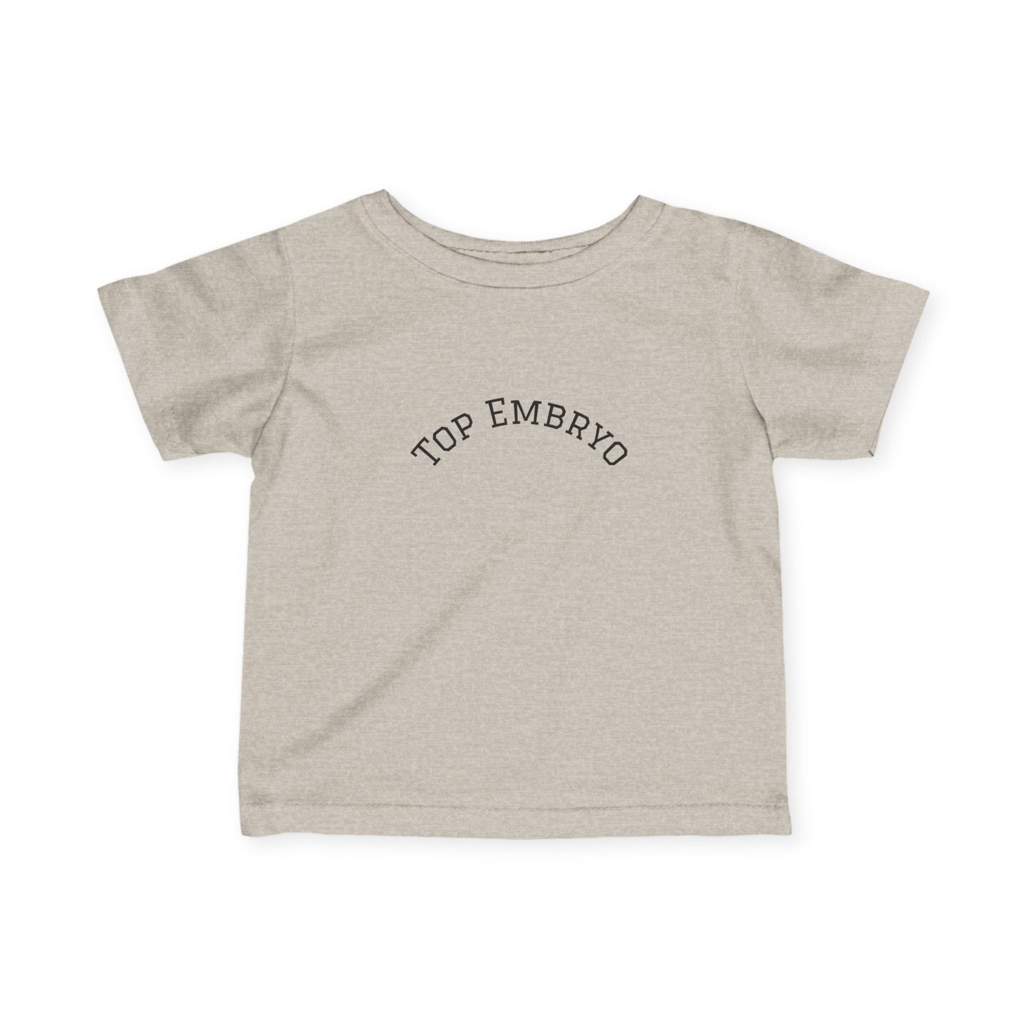 Infant Tee — "Top Embryo" Cute Minimalist Baby Shirt