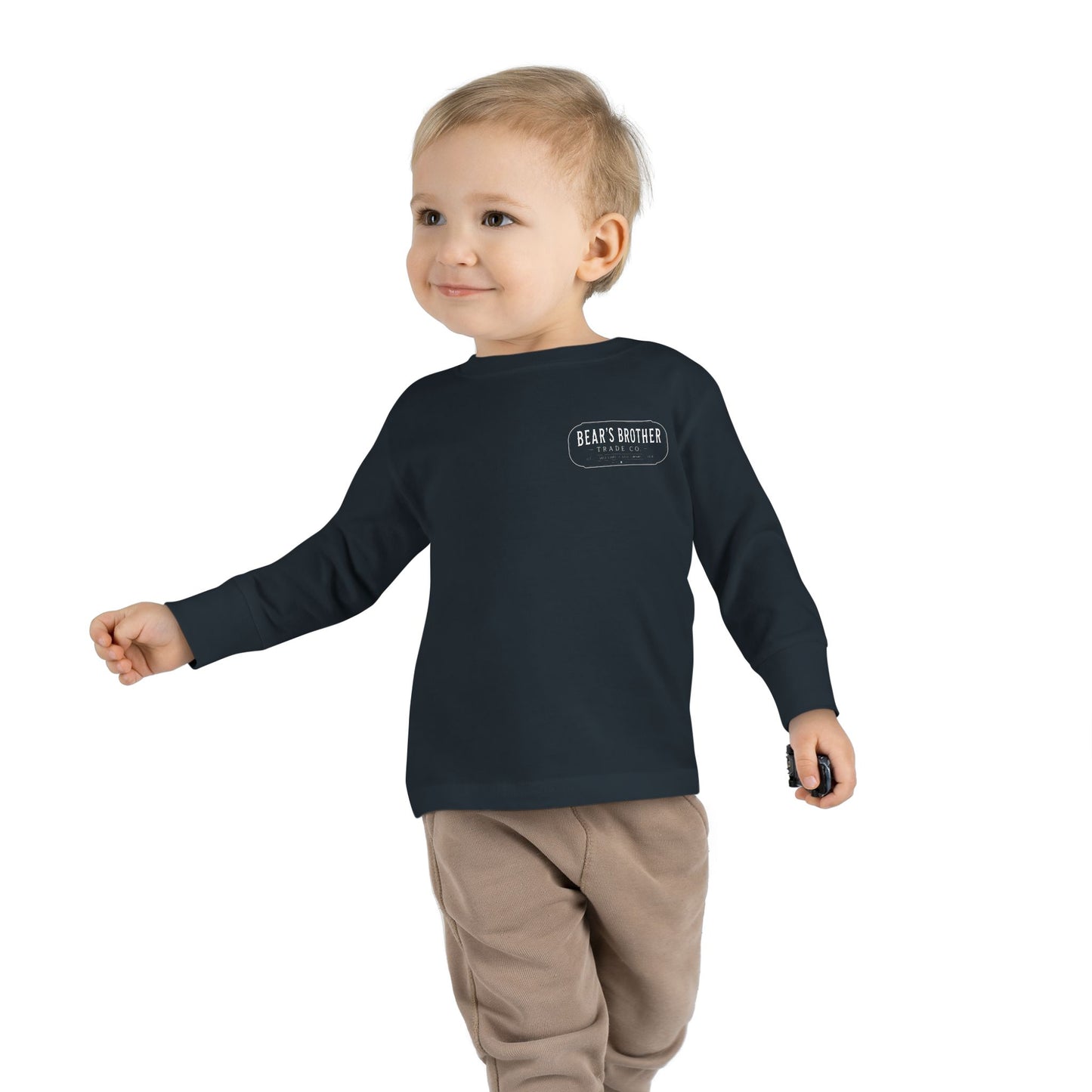Toddler Long Sleeve Tee — Bear's Brother Logo
