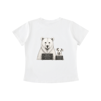 tshirt,shirt,womensshirt,bear,dog,pet,vintage