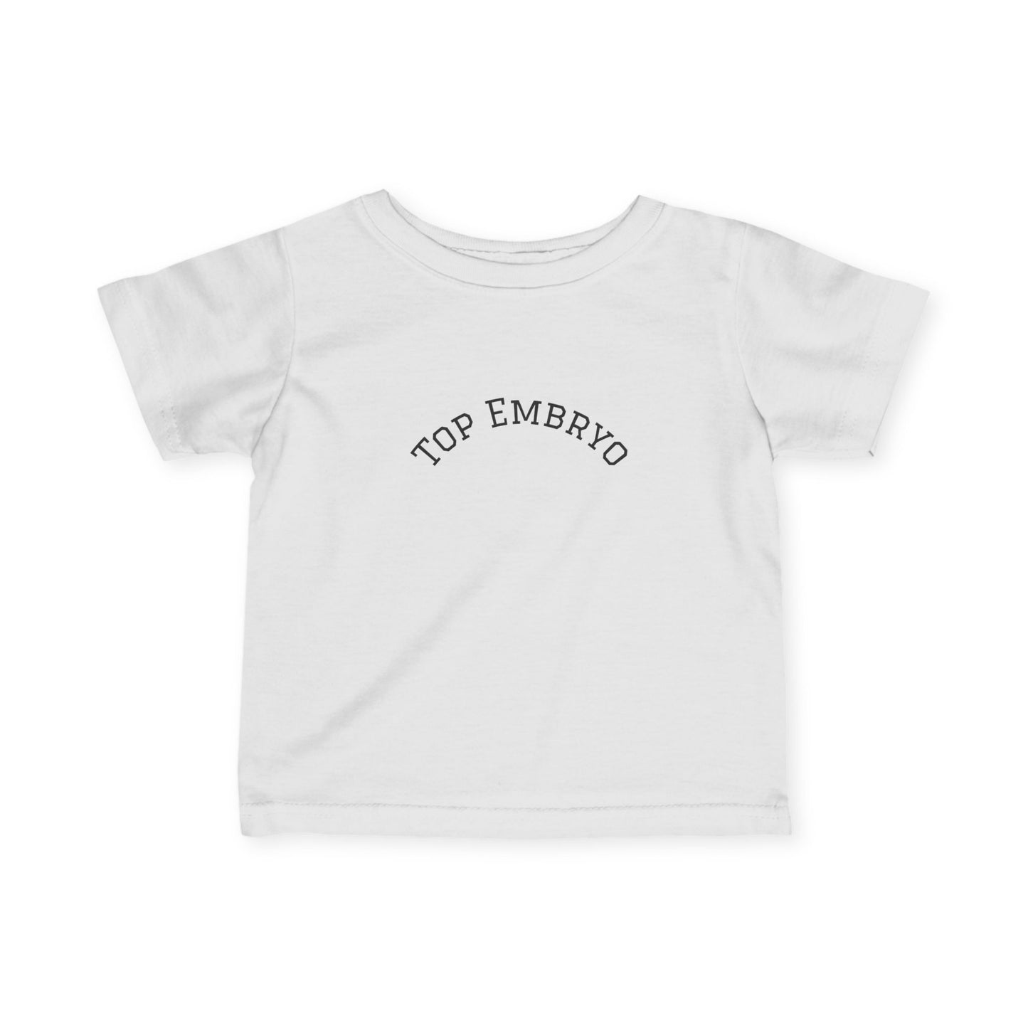Infant Tee — "Top Embryo" Cute Minimalist Baby Shirt