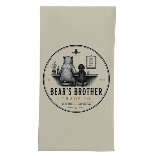 Children's Bath Towel - Bear's Brother Logo