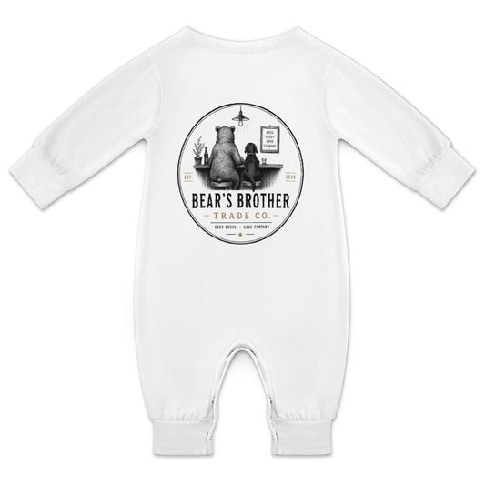Long Baby Romper - Bear's Brother Logo