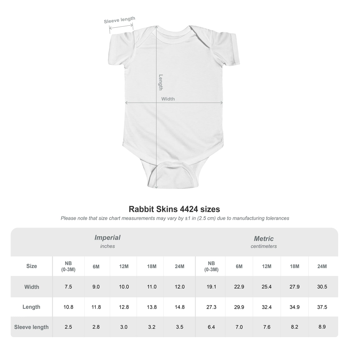 Infant Bodysuit — "Top Embryo" Minimal Baby Onesie