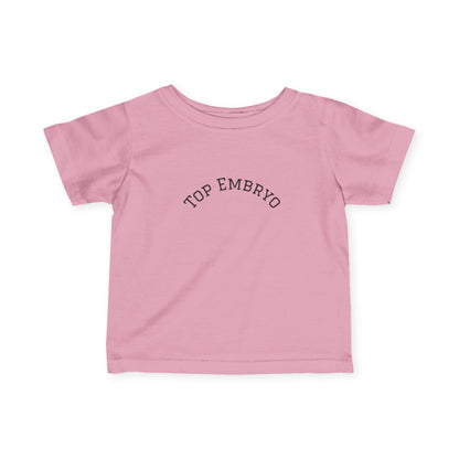 Infant Tee — "Top Embryo" Cute Minimalist Baby Shirt