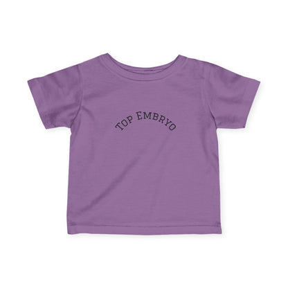 Infant Tee — "Top Embryo" Cute Minimalist Baby Shirt