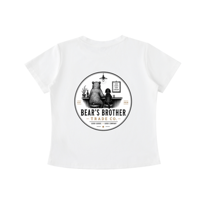 Women's Vintage Wash Slim Fit T-shirt - Bear's Brother Logo