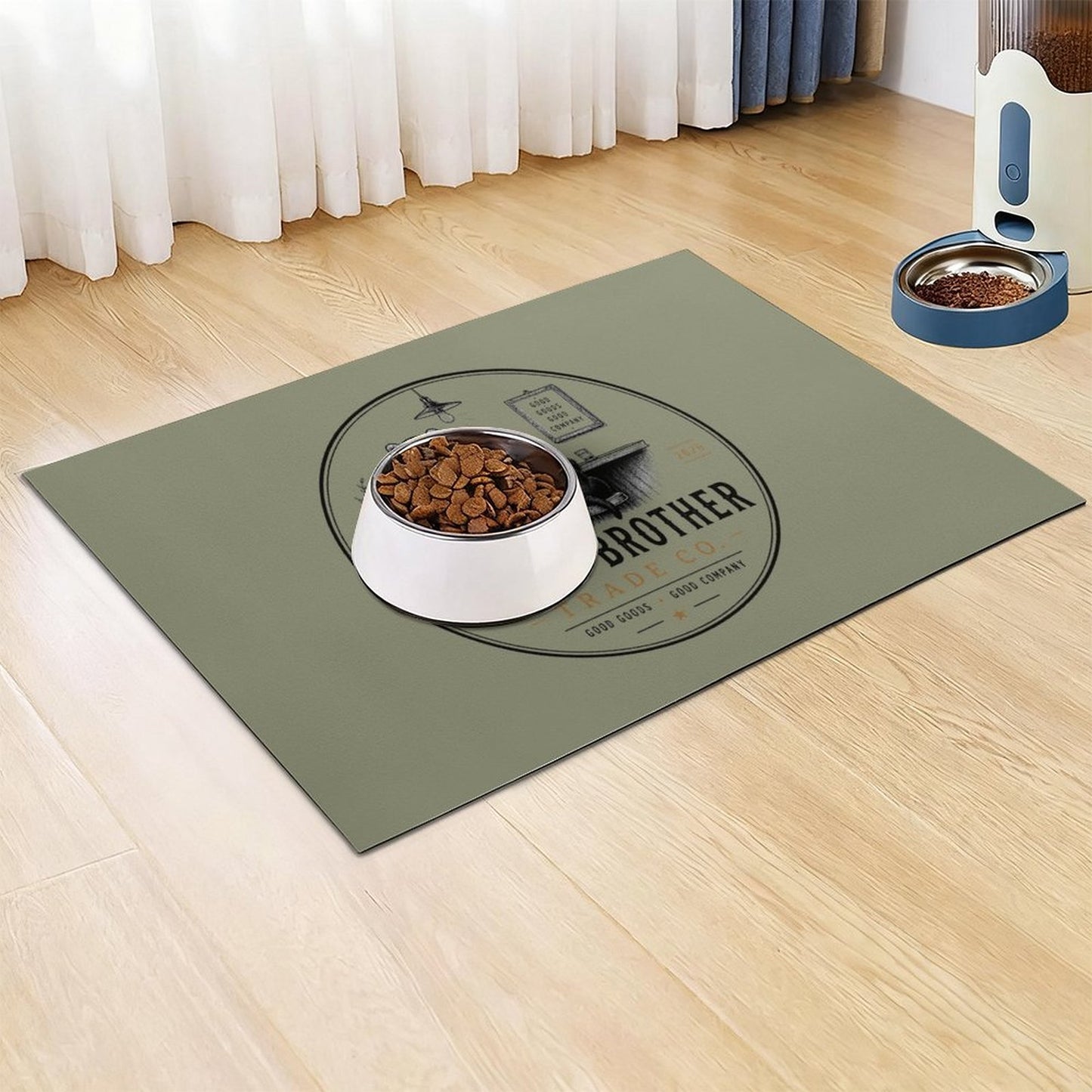 Pet Food Mat - Bear's Brother Logo