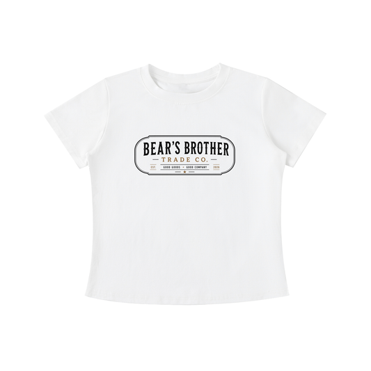 Women's Vintage Wash Slim Fit T-shirt - Bear's Brother Logo