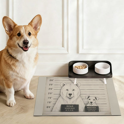 Pet Food Mat - Bear's Brother Mug shot