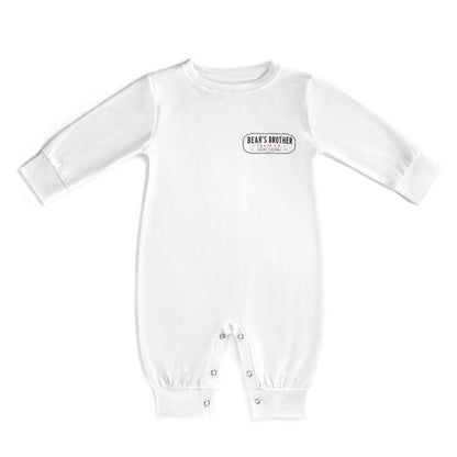 Long Baby Romper - Bear's Brother Logo